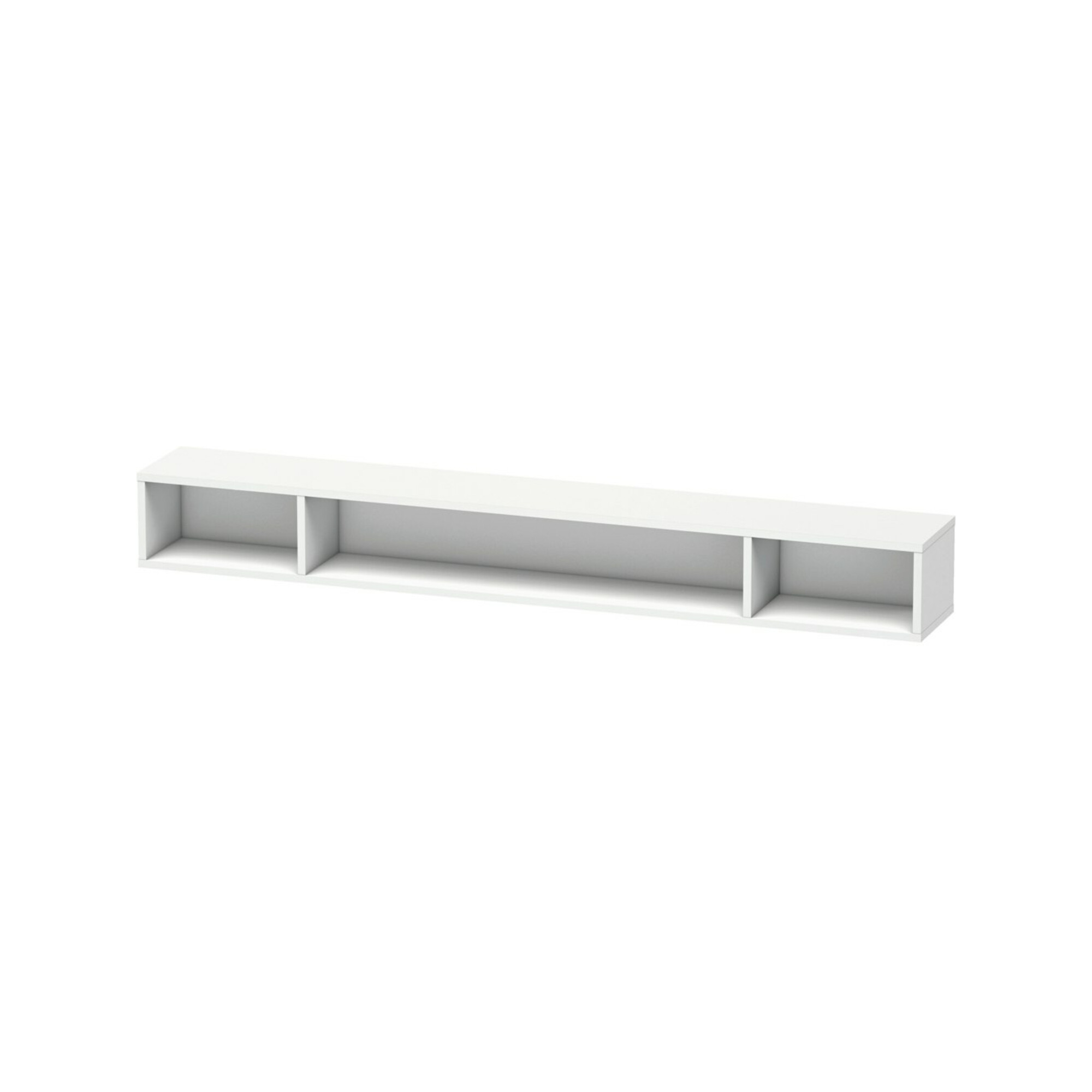 Duravit Regalelement L-Cube 100x14cm, we. matt, 3 Fächer, horizontal