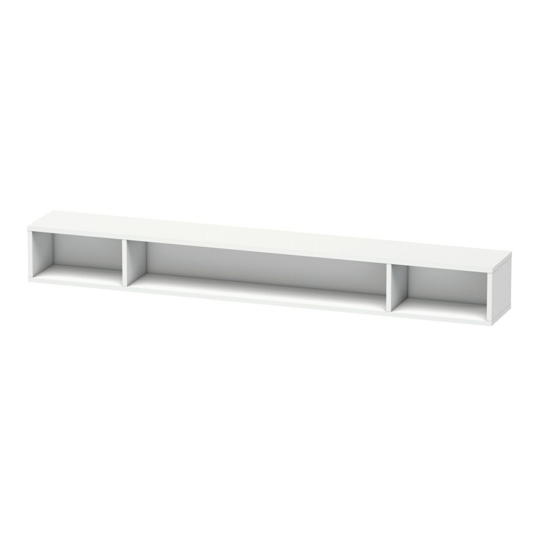 Duravit Regalelement L-Cube 100x14cm, we. matt, 3 Fächer, horizontal