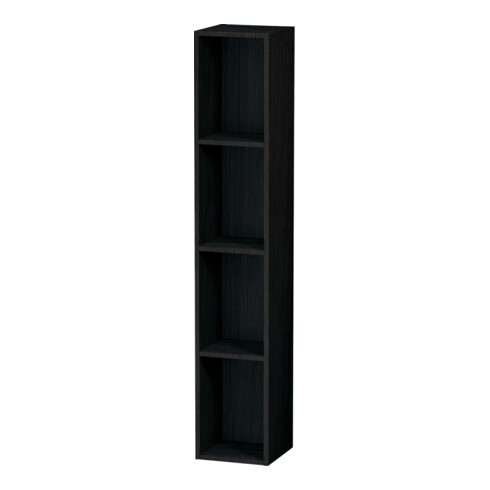Duravit Regalelement L-Cube 18x18cm, 4 Fäch., vertik, Eiche schwarz