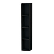 Duravit Regalelement L-Cube 18x18cm, 4 Fäch., vertik, Eiche schwarz