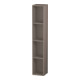 Duravit Regalelement L-Cube 18x18x100cm, 4 Fäch., vert, basalt matt-1