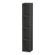 Duravit Regalelement L-Cube 18x18x100cm, 4 Fäch., vert, graphit matt-1