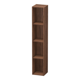 Duravit Regalelement L-Cube 18x18x100cm, 4 Fäch., vert, Nussb dunkel