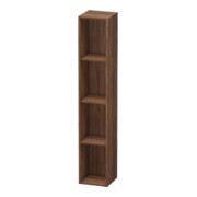 Duravit Regalelement L-Cube 18x18x100cm, 4 Fäch., vert, Nussb dunkel