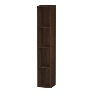 Duravit Regalelement L-Cube 18x18x100cm, 4 Fäch., vert, Nussb geb.