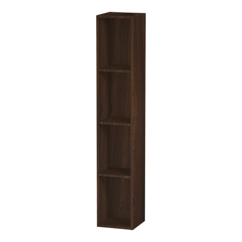 Duravit Regalelement L-Cube 18x18x100cm, 4 Fäch., vert, Nussb geb.