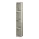 Duravit Regalelement L-Cube 18x18x100cm, 4 Fäch., vert, taupe matt-1