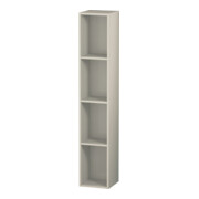 Duravit Regalelement L-Cube 18x18x100cm, 4 Fäch., vert, taupe matt