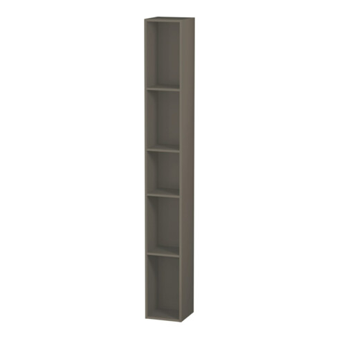 Duravit Regalelement L-Cube 18x18x140cm, 5 Fäch., v., f Gr s-matt