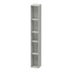 Duravit Regalelement L-Cube 18x18x140cm, 5 Fäch., vert, betongr matt-1