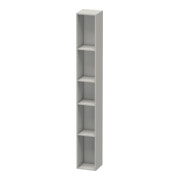 Duravit Regalelement L-Cube 18x18x140cm, 5 Fäch., vert, betongr matt