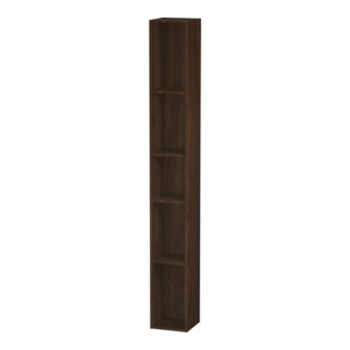 Duravit Regalelement L-Cube 18x18x140cm, 5 Fäch., vert, Nussb geb.