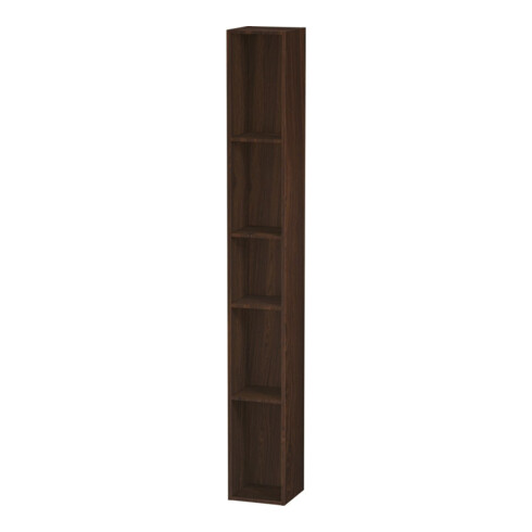 Duravit Regalelement L-Cube 18x18x140cm, 5 Fäch., vert, Nussb geb.