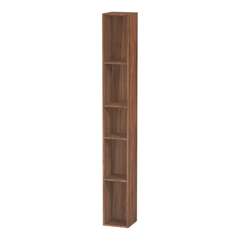 Duravit Regalelement L-Cube 18x18x140cm, 5 Fäch., vert, Nussb natur