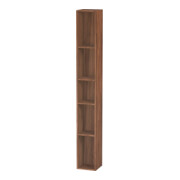 Duravit Regalelement L-Cube 18x18x140cm, 5 Fäch., vert, Nussb natur