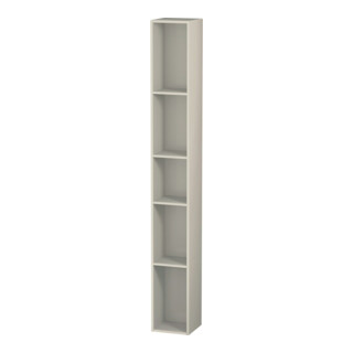 Duravit Regalelement L-Cube 18x18x140cm, 5 Fäch., vert, taupe matt