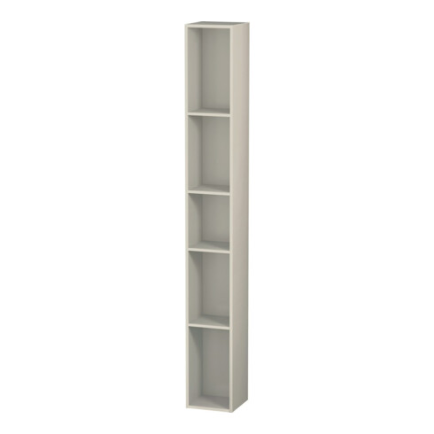 Duravit Regalelement L-Cube 18x18x140cm, 5 Fäch., vert, taupe matt
