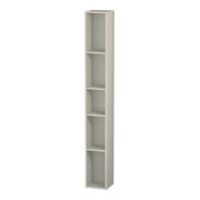 Duravit Regalelement L-Cube 18x18x140cm, 5 Fäch., vert, taupe matt