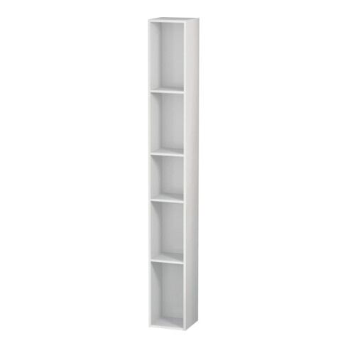 Duravit Regalelement L-Cube 18x18x140cm, 5 Fäch., vert, we. hgl