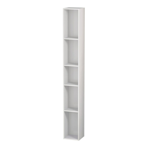 Duravit Regalelement L-Cube 18x18x140cm, 5 Fäch., vert, we. hgl