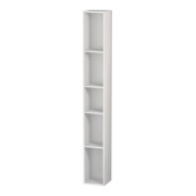 Duravit Regalelement L-Cube 18x18x140cm, 5 Fäch., vert, we. hgl