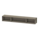 Duravit Regalelement L-Cube 80x14cm, flan. Gr hgl, 3 Fäch., hor-1