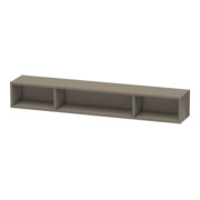 Duravit Regalelement L-Cube 80x14cm, flan. Gr hgl, 3 Fäch., hor