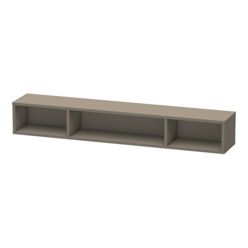 Duravit Regalelement L-Cube 80x14cm, flan. Gr s-matt, 3 Fäch., hor