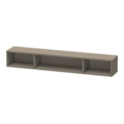 Duravit Regalelement L-Cube 80x14cm, flan. Gr s-matt, 3 Fäch., hor