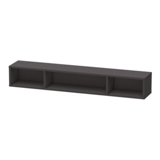 Duravit Regalelement L-Cube 80x14cm, graph matt, 3 Fäch., horizontal