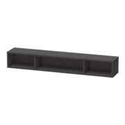Duravit Regalelement L-Cube 80x14cm, graph matt, 3 Fäch., horizontal