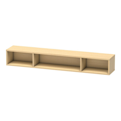 Duravit Regalelement L-Cube 80x14cm, med. Ei, 3 Fächer, horizontal