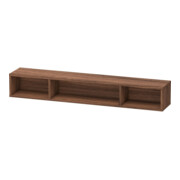 Duravit Regalelement L-Cube 80x14cm, Nussb dkl., 3 Fäch., horizontal