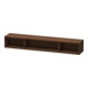 Duravit Regalelement L-Cube 80x14cm, Nussb geb., 3 Fäch., horizontal-1