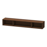 Duravit Regalelement L-Cube 80x14cm, Nussb geb., 3 Fäch., horizontal
