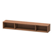 Duravit Regalelement L-Cube 80x14cm, Nussb Nat, 3 Fächer, horizontal
