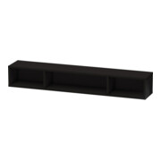 Duravit Regalelement L-Cube 80x14cm, sw hgl, 3 Fächer, horizontal