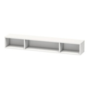 Duravit Regalelement L-Cube 80x14cm, we. hgl, 3 Fächer, horizontal