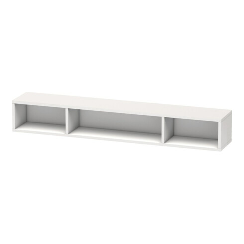 Duravit Regalelement L-Cube 80x14cm, we. hgl, 3 Fächer, horizontal