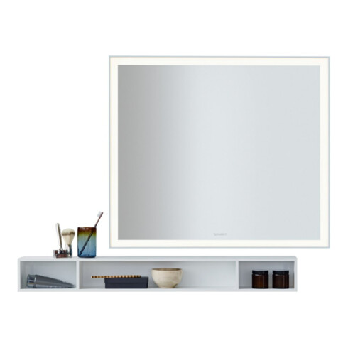 Duravit Regalelement L-Cube 80x14cm, weiß matt, 3 Fächer, horizontal