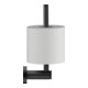 Duravit Reserve-Papierhal. D-Code 6x9,5cm, schwarz matt-1