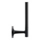 Duravit Reserve-Papierhal. Starck T 5x7,3cm, schwarz matt-1