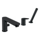 Duravit Robinet de baignoire 3 trous Wave noir mat-1