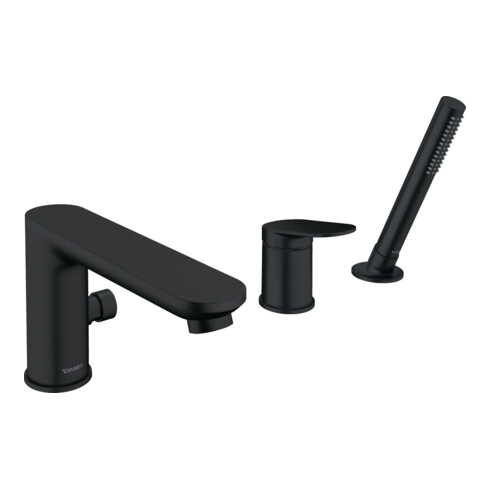 Duravit Robinet de baignoire 3 trous Wave noir mat