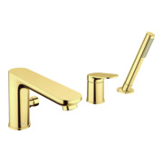Duravit Robinet de baignoire 3 trous Wave Or poli