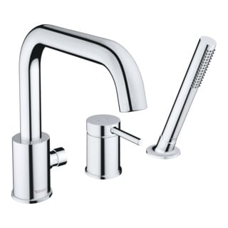 Duravit Robinet de baignoire Circle 3 trous chrome