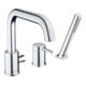 Duravit Robinet de baignoire Circle 3 trous chrome-1