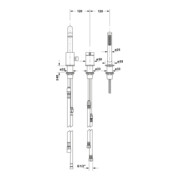 Duravit Robinet de baignoire Circle 3 trous chrome-3