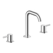 Duravit Robinet lavabo 3 trous Circle Sortie 140 mm, sans tirette, chrome