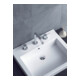Duravit Robinet lavabo 3 trous Circle Sortie 140 mm, sans tirette, chrome